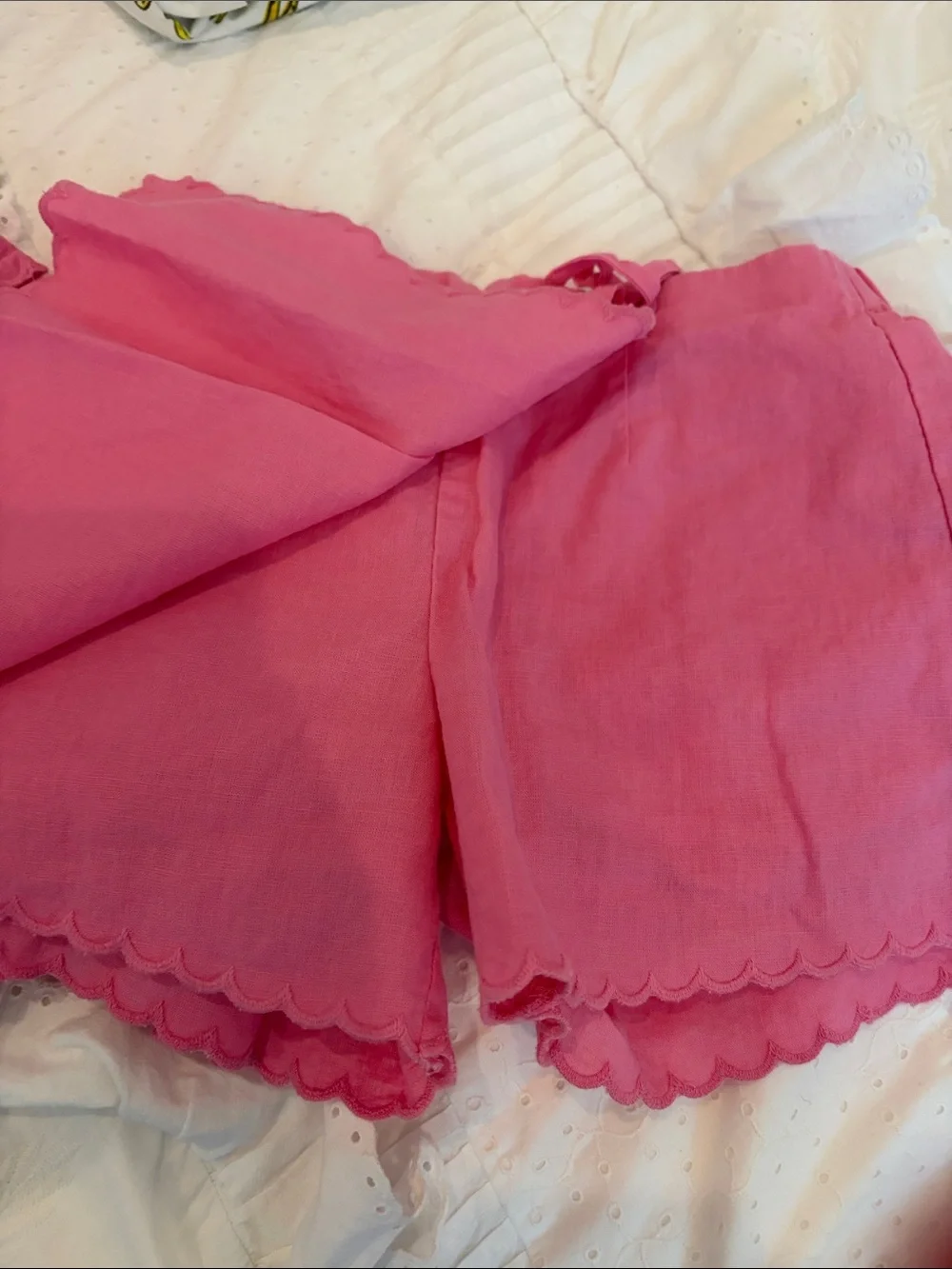 Crewcuts Girls Pink Scalloped Tank & Skirt Set